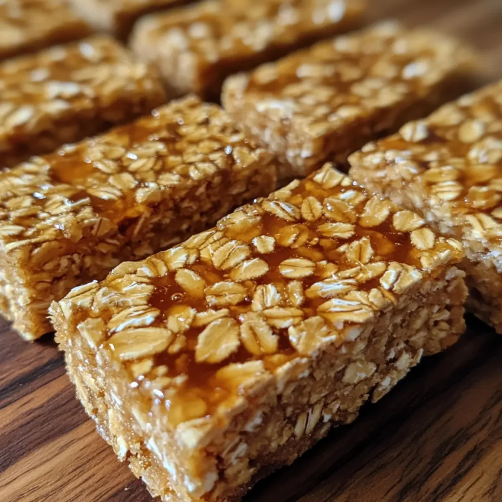 Crispy Oat Honey Snack Bars