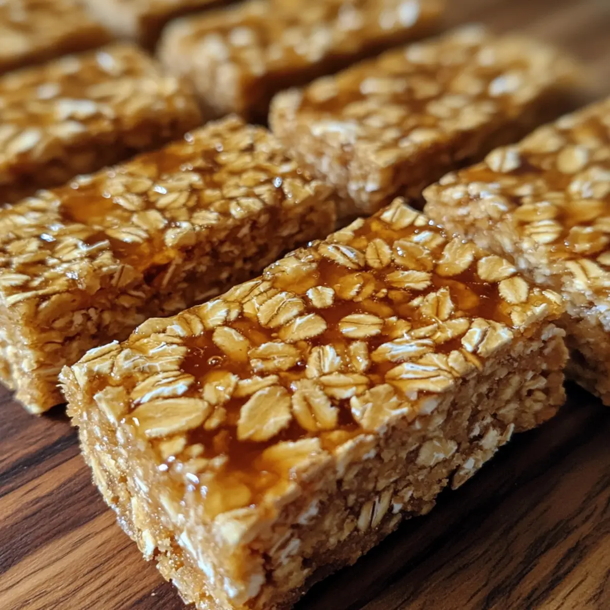 Crispy Oat Honey Snack Bars