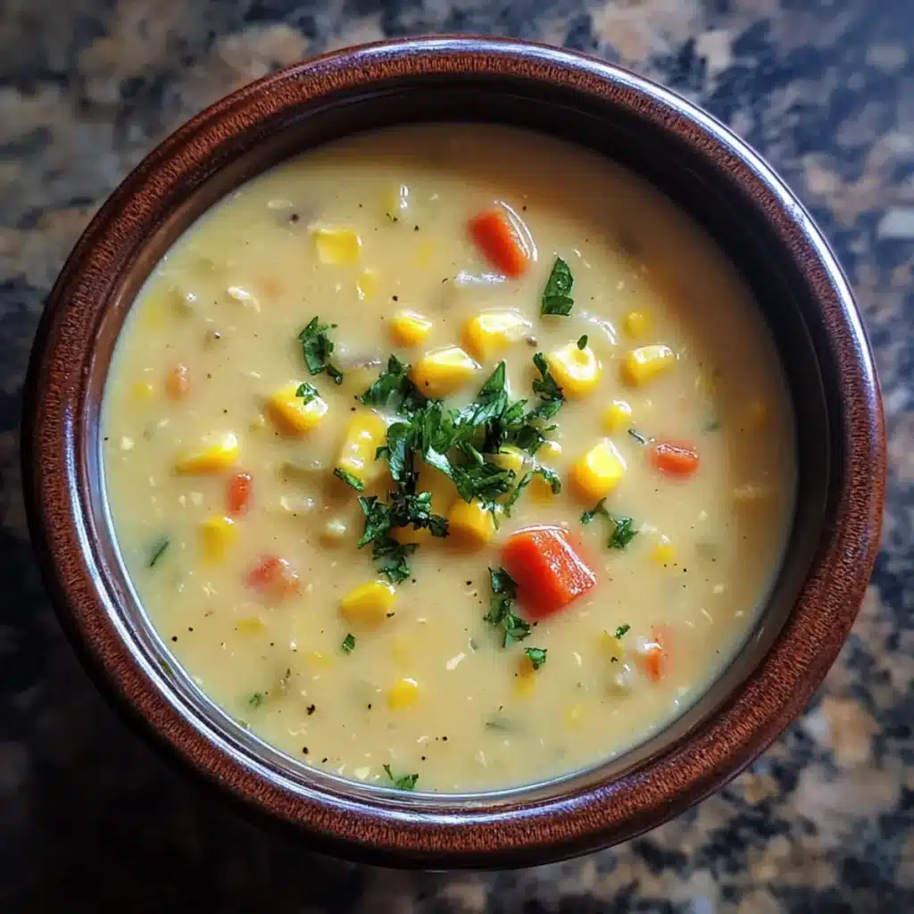 Creamy Corn Vegetable Soup