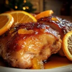Christmas Honey Citrus Chicken Thigh Roast