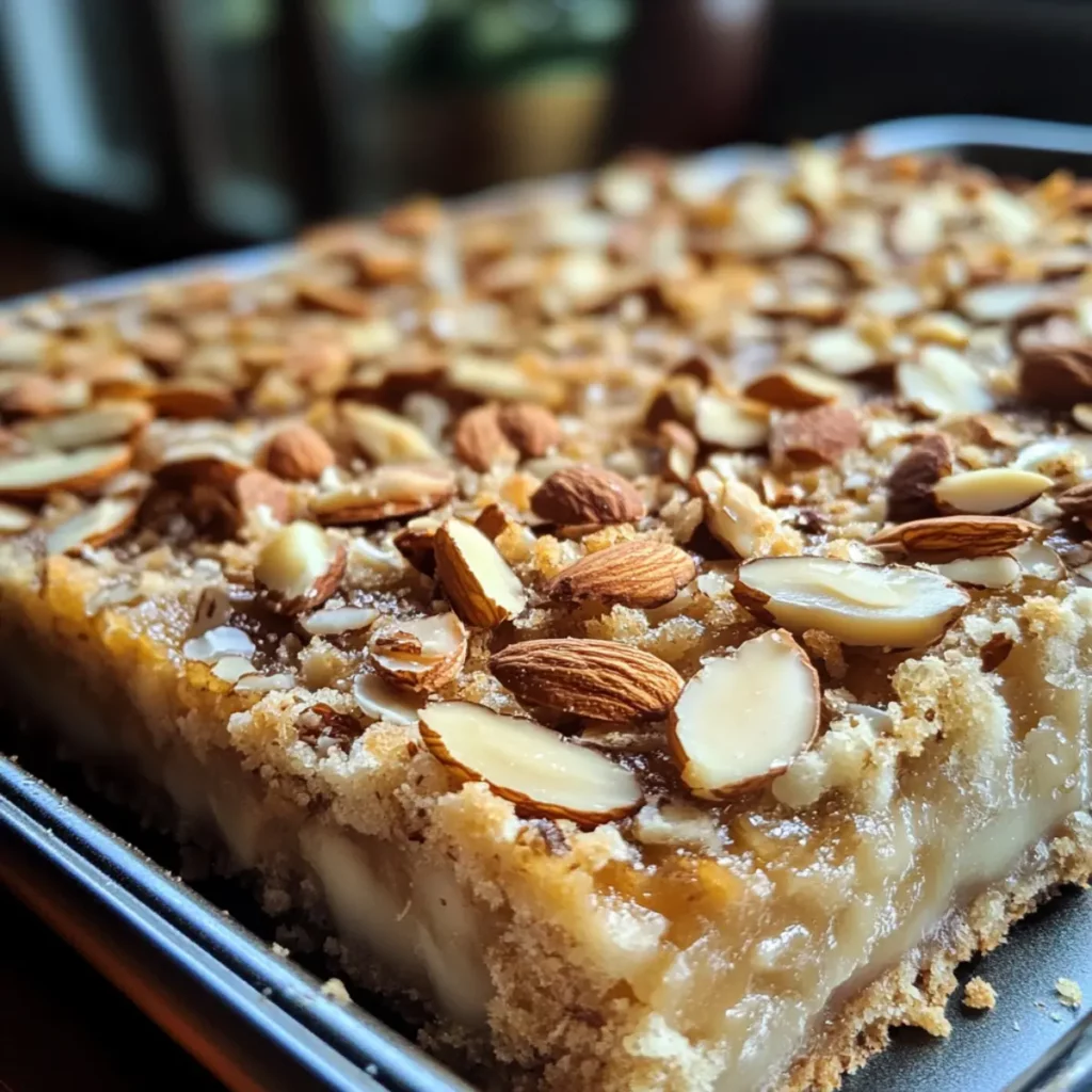Holiday Vanilla Almond Tray Bake