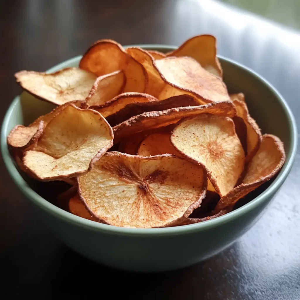 Crispy Baked Apple Chips
