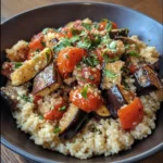 Roasted Eggplant Tomato Couscous Recipe