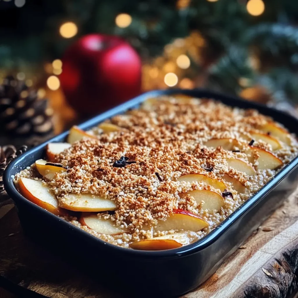 Christmas Baked Apple Millet Tray Recipe