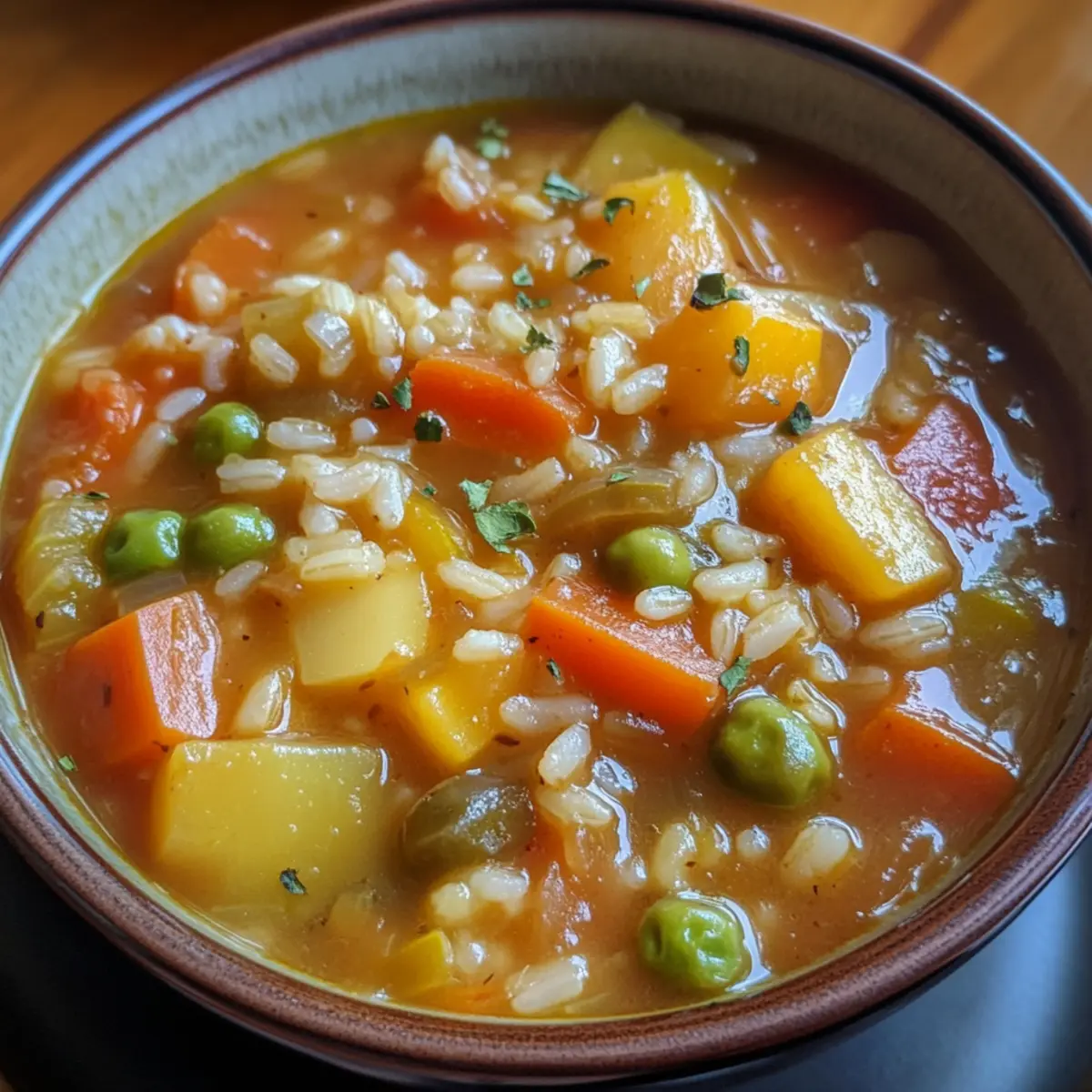 Slow Cooker Vegetable Rice Stew Recipe