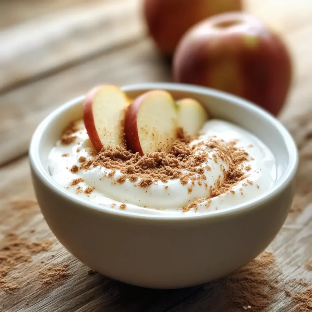 Apple Cinnamon Yogurt Snack Recipe