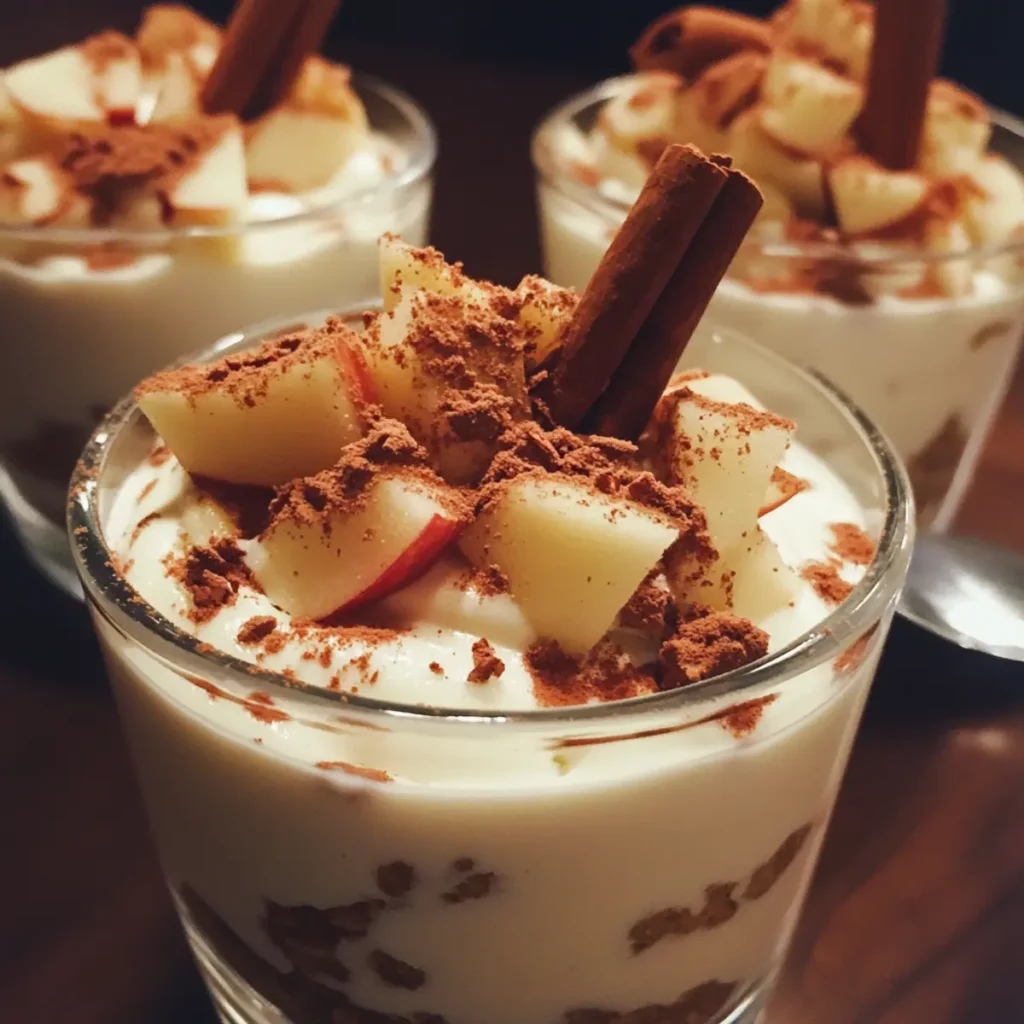 Holiday Apple Cinnamon Yogurt Cups