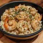 One-Pan Garlic Butter Shrimp Rice