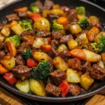 Skillet Beef Vegetable Dinner Recipe