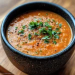 Roasted Tomato & Red Lentil Soup Recipe