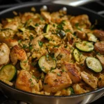 Chicken & Zucchini Rice Skillet