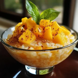 Baked Mango Tapioca Dessert Recipe