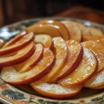 Crispy Honey Cinnamon Apple Slices