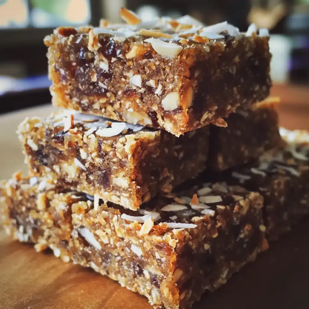 Toasted Coconut Date Energy Squares
