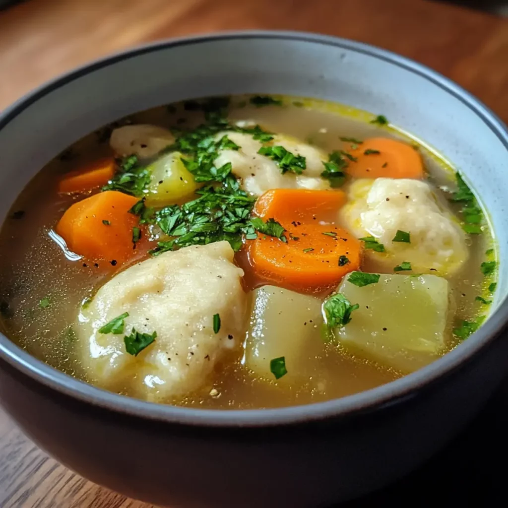 Chicken Dumpling Vegetable Soup Recipe