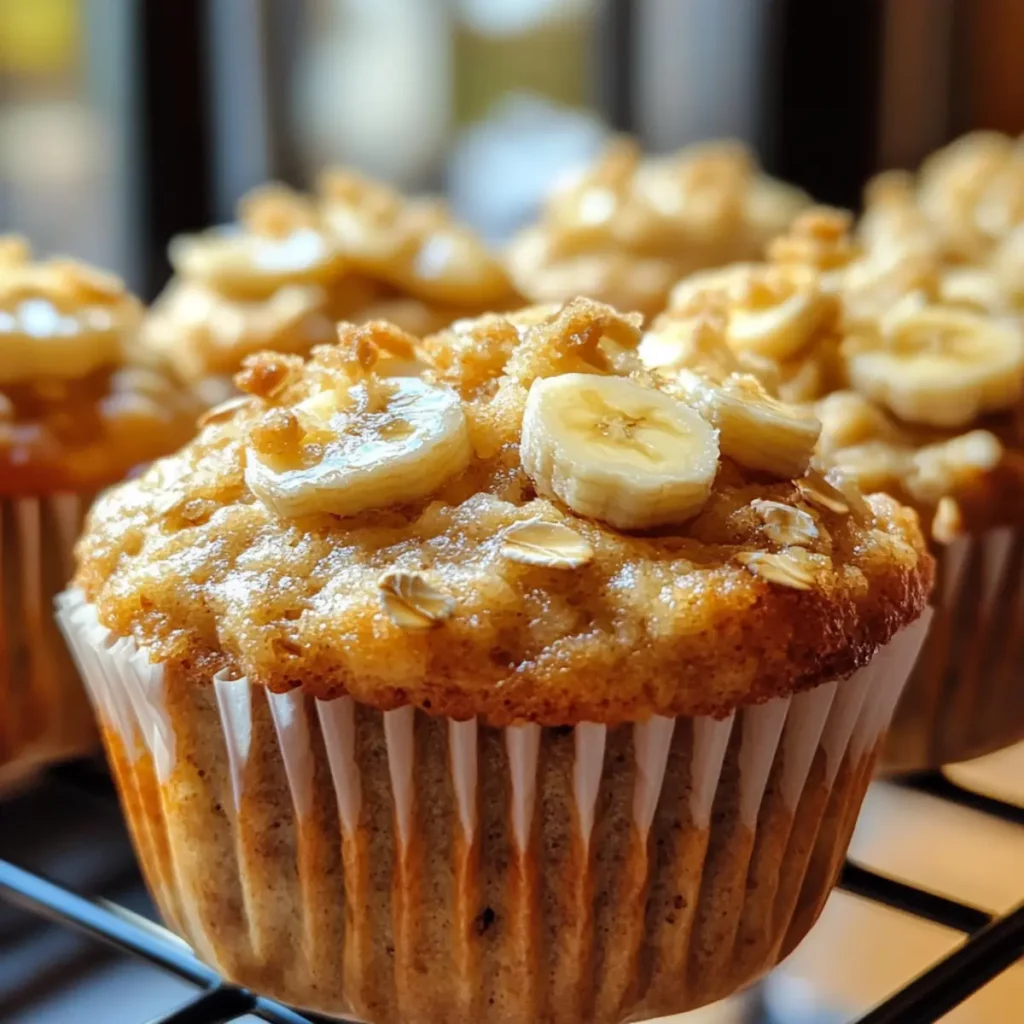 Banana Oat Breakfast Muffins
