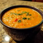 Creamy Lentil & Carrot Soup
