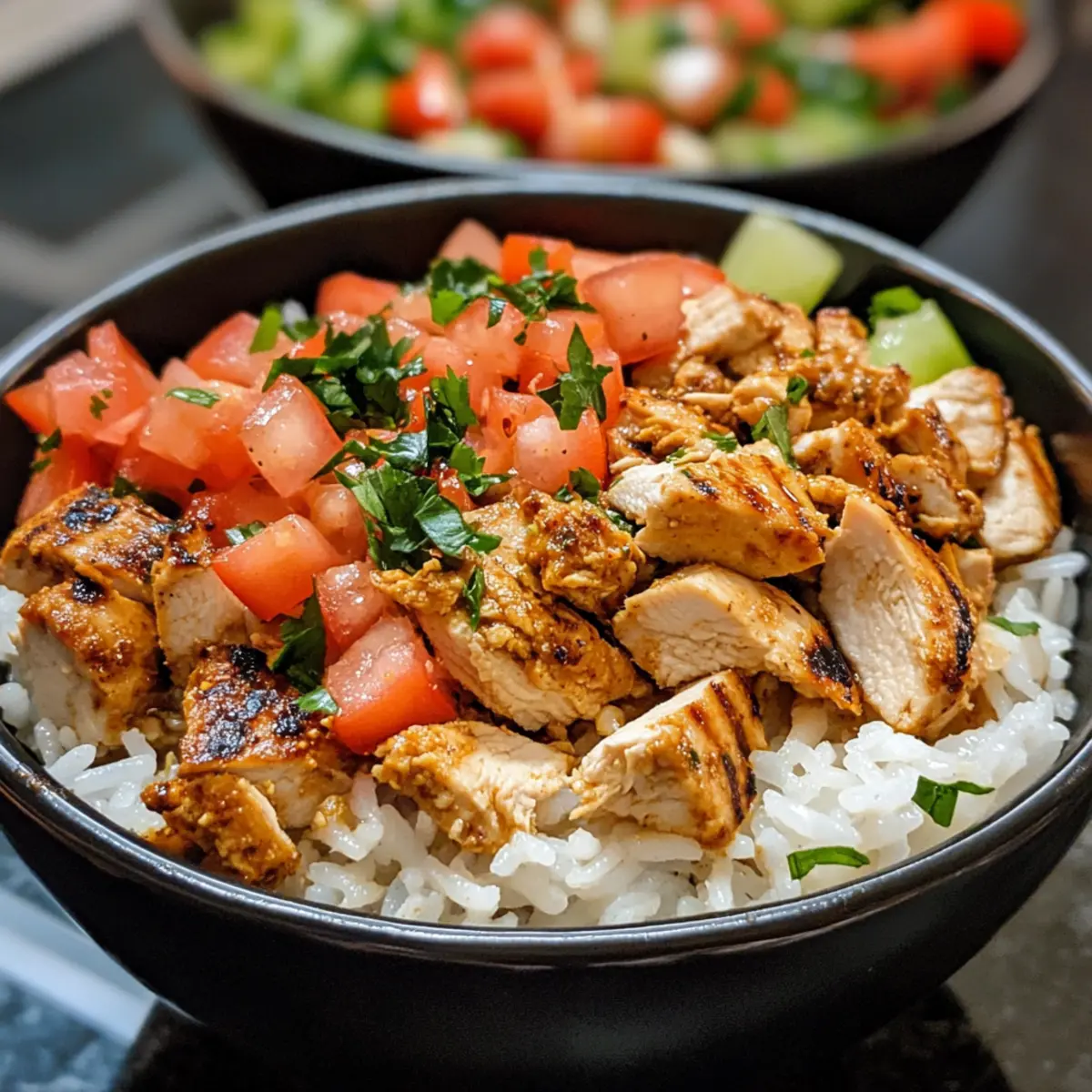 Gluten-Free Chicken Shawarma Rice Bowls
