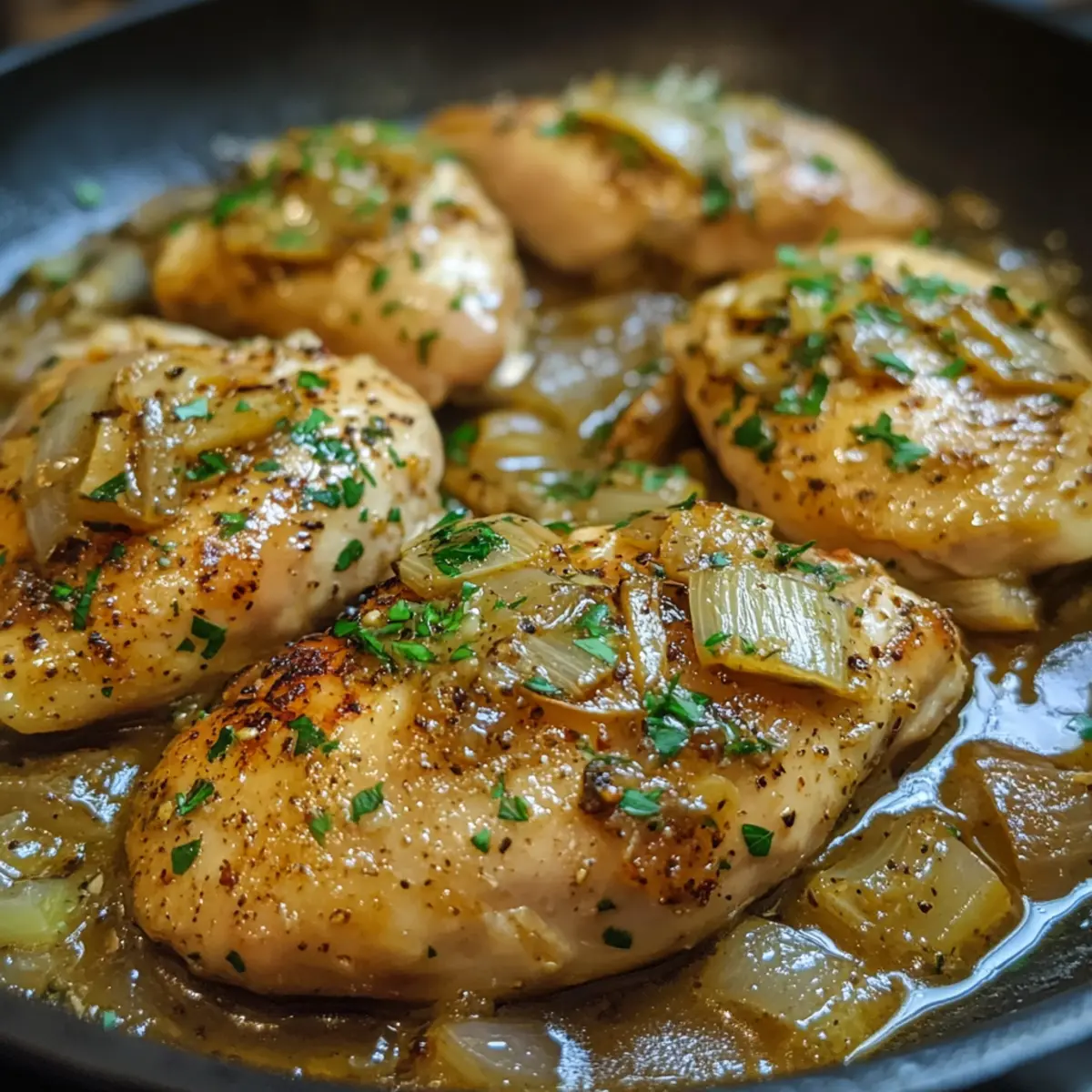 Skillet Chicken with Shallot Pan Sauce
