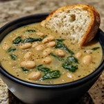 Creamy White Bean Spinach Soup Recipe