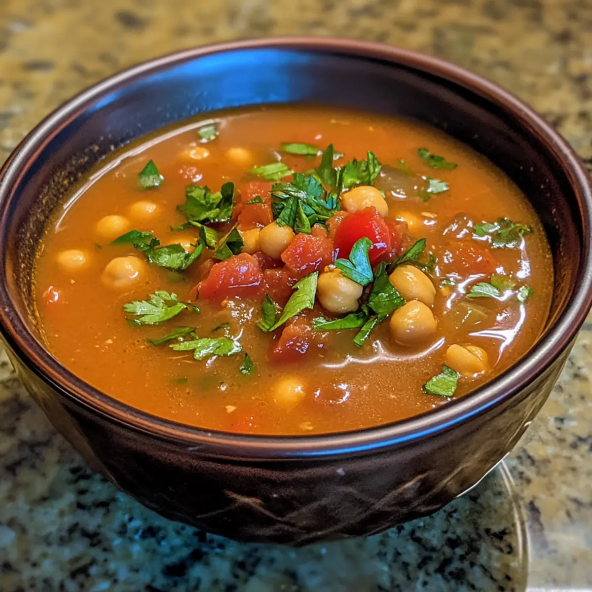 Smoky Tomato Chickpea Soup