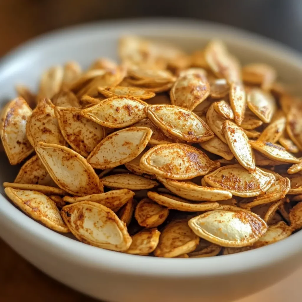 Spicy Roasted Pumpkin Seeds Recipe
