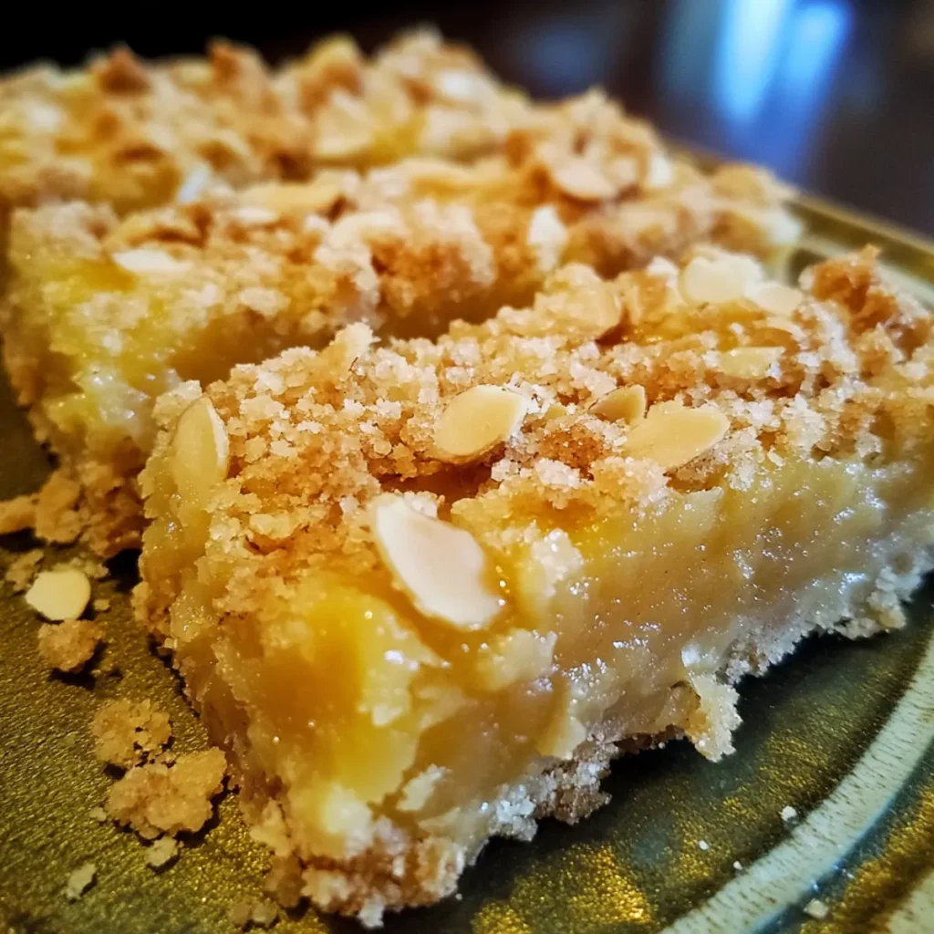 Almond Lemon Crumble Squares Recipe