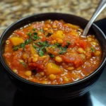 Instant Pot Lentil Tomato Stew Recipe