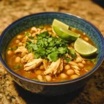 Crockpot Chicken Pozole Verde