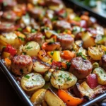 One-Pan Sausage & Veggie Bake