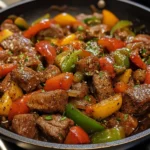 20-Minute Pepper Steak Skillet