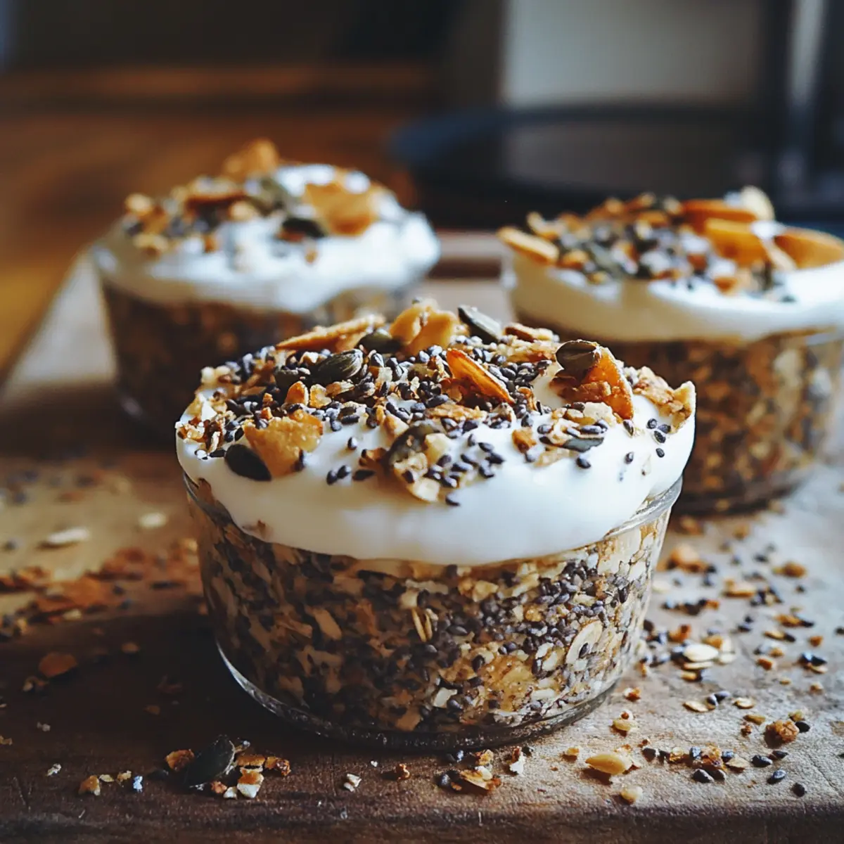 Seeded Yogurt Crunch Cups