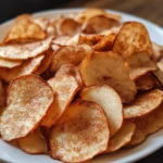 Baked Apple Cinnamon Chips