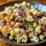 Roasted Cauliflower and Chickpea Salad Recipe