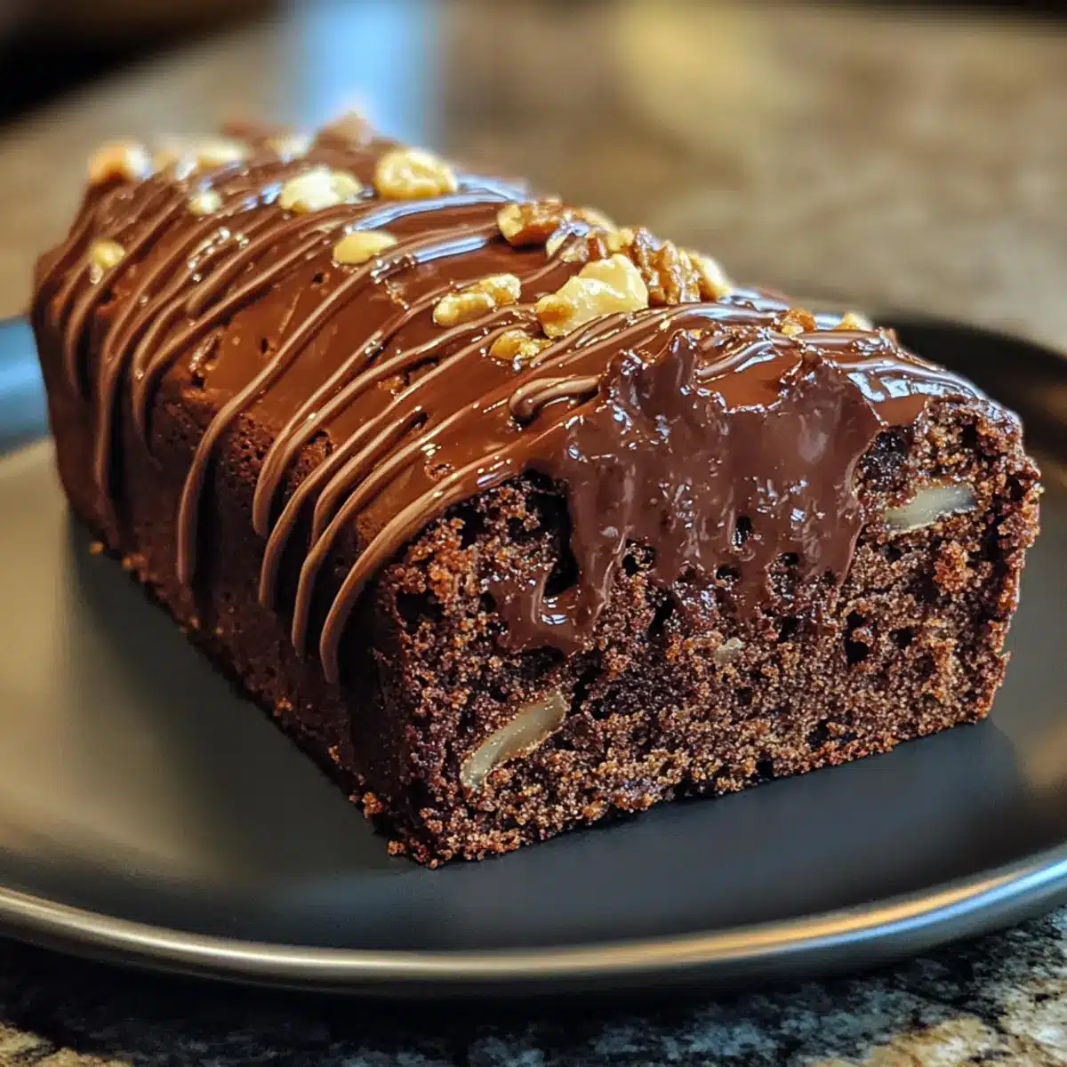 Chocolate Tahini Date Loaf