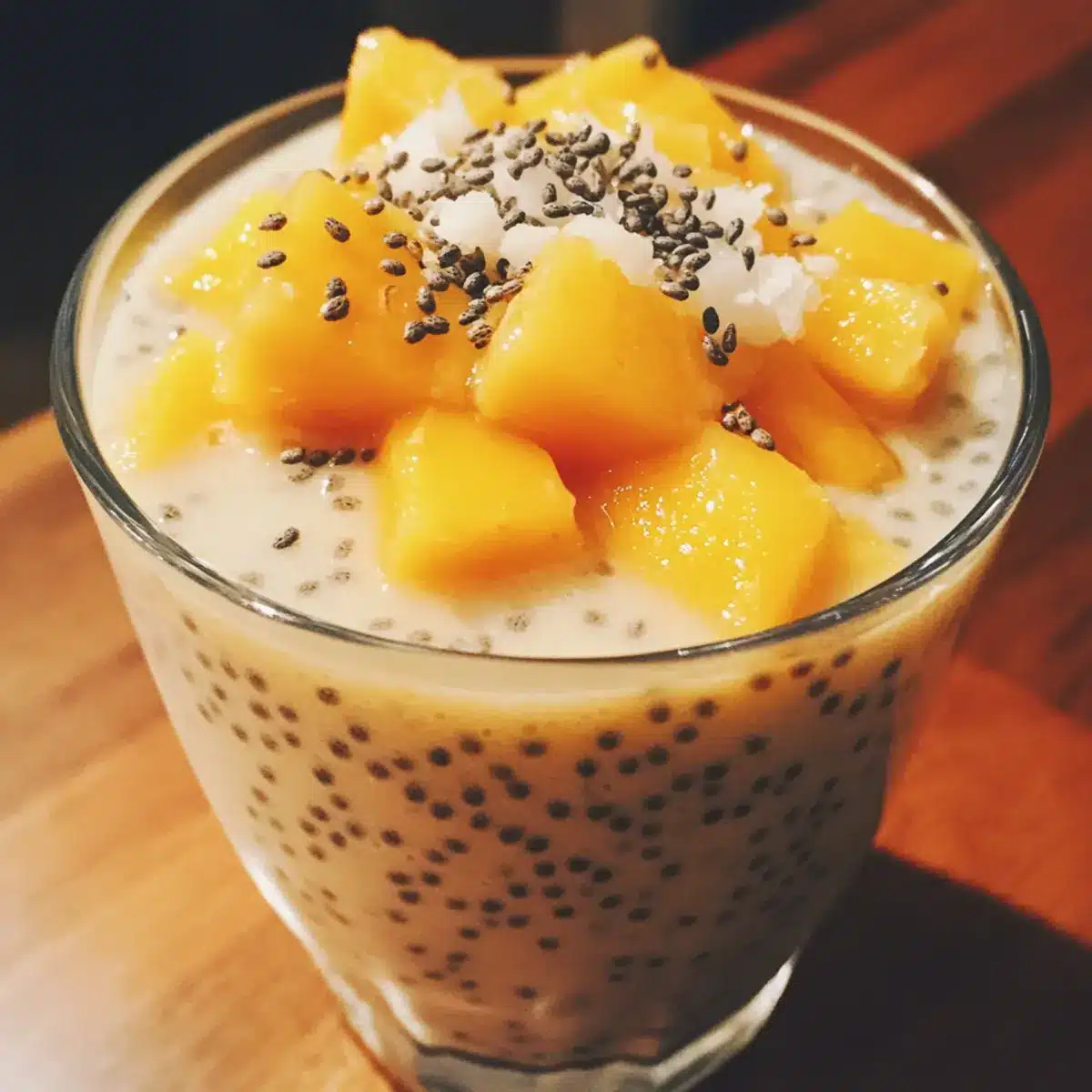 Coconut Mango Chia Pudding Recipe
