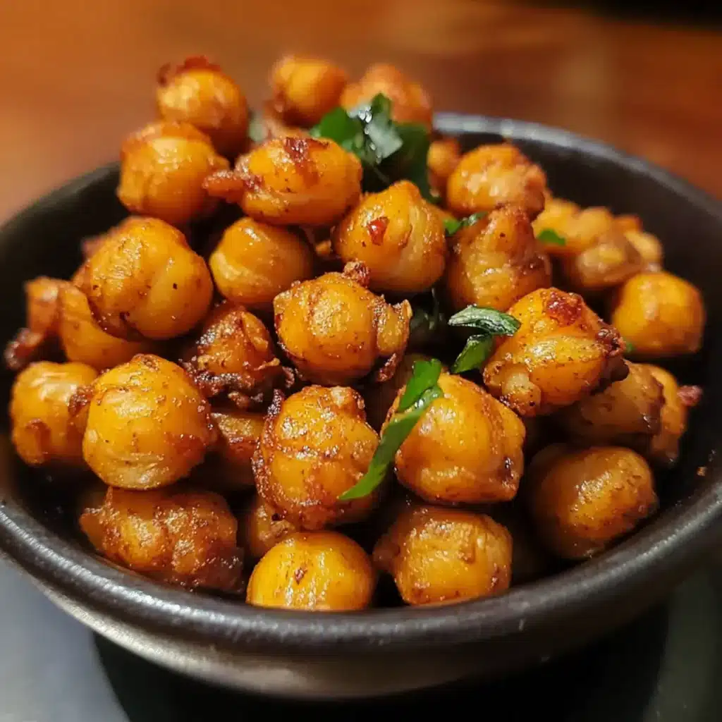 Spicy Roasted Chickpea Snack