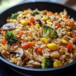 Skillet Coconut Veggie Rice