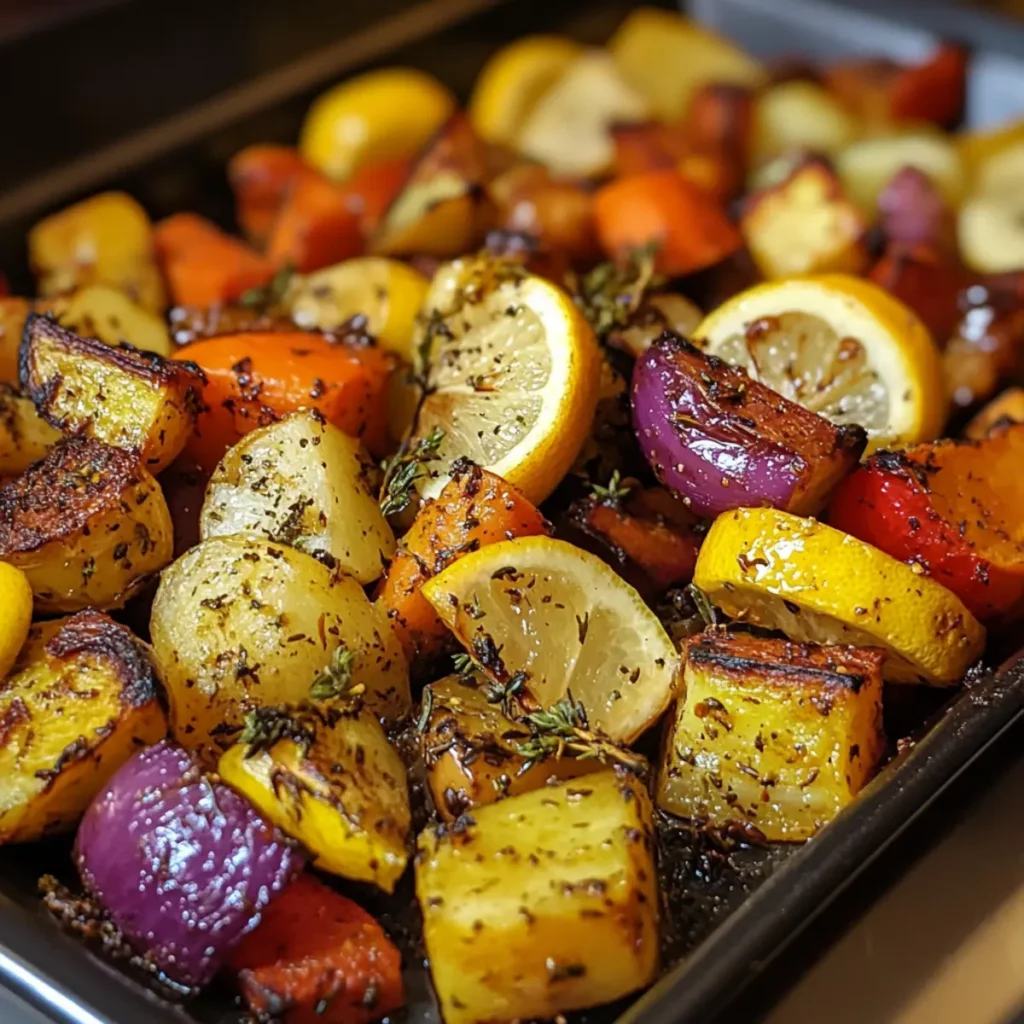 Lemon Herb Roasted Veggie Medley