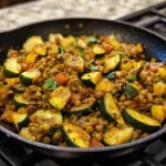 Zucchini Lentil Skillet Recipe