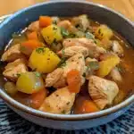 Crockpot Lemon Chicken Vegetable Stew Recipe