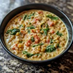 Creamy Coconut Spinach Lentils