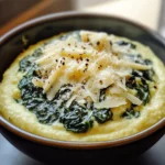 Creamy Spinach Parmesan Polenta