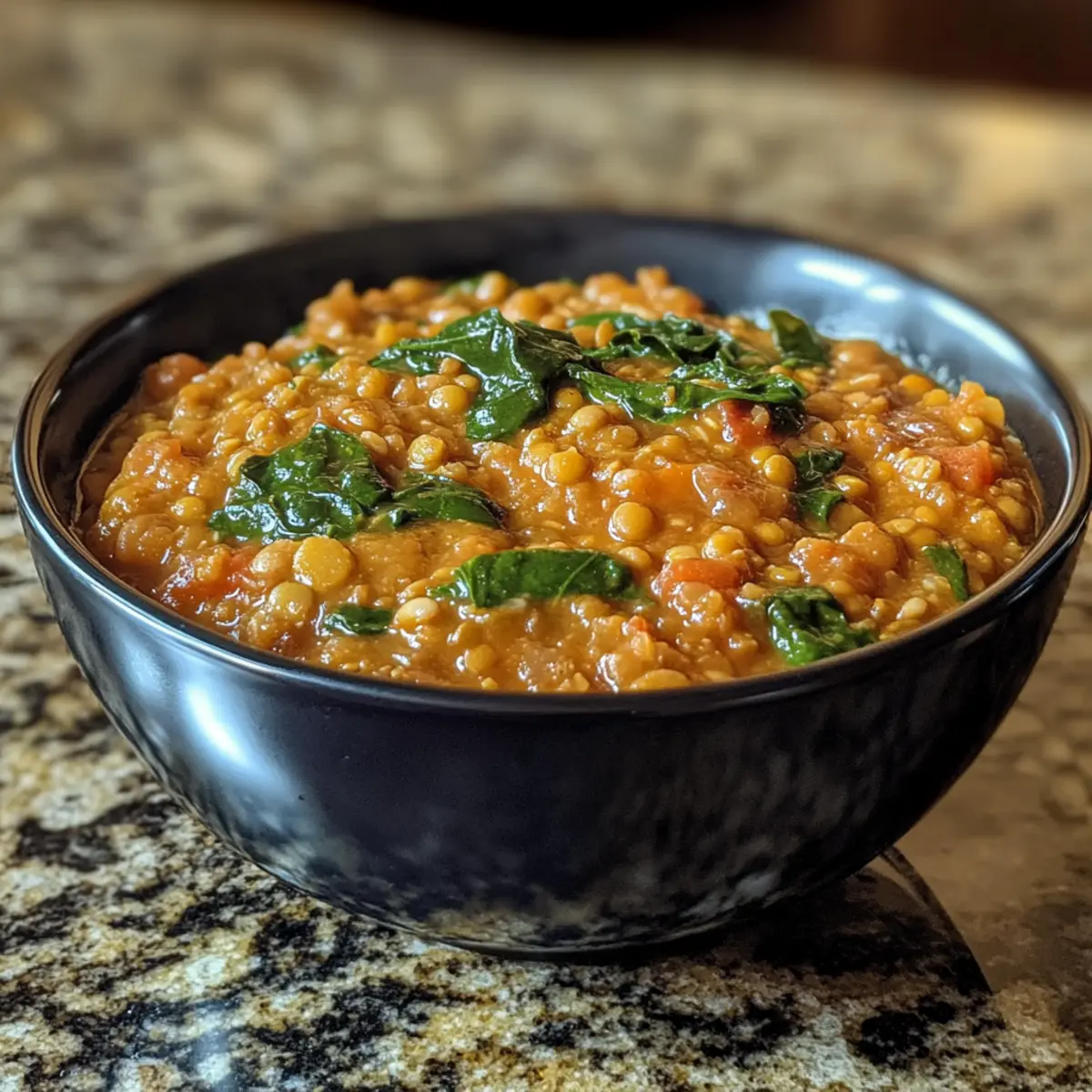 Instant Pot Lentil Spinach Stew Recipe