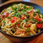 Sesame Noodle Veggie Toss