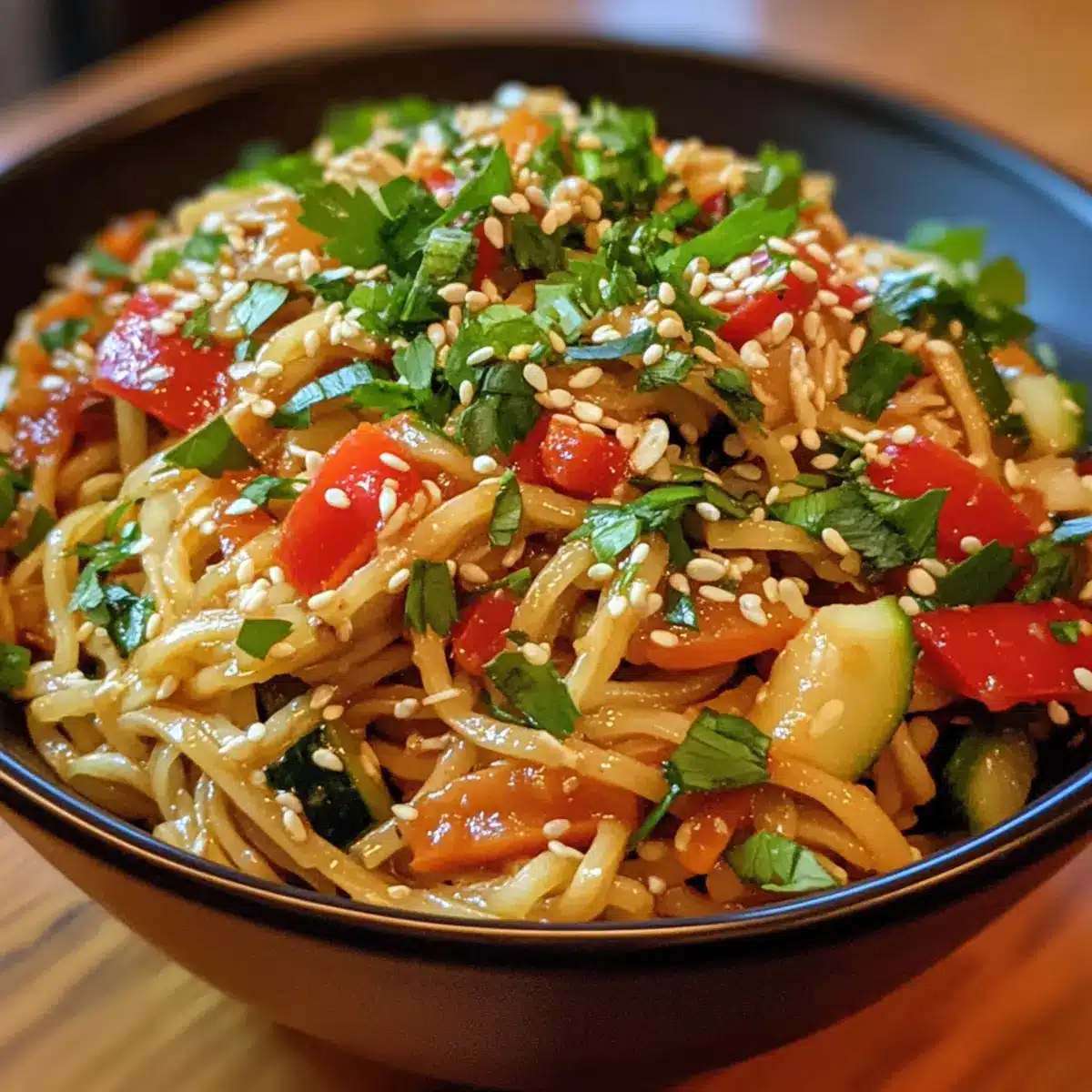 Sesame Noodle Veggie Toss