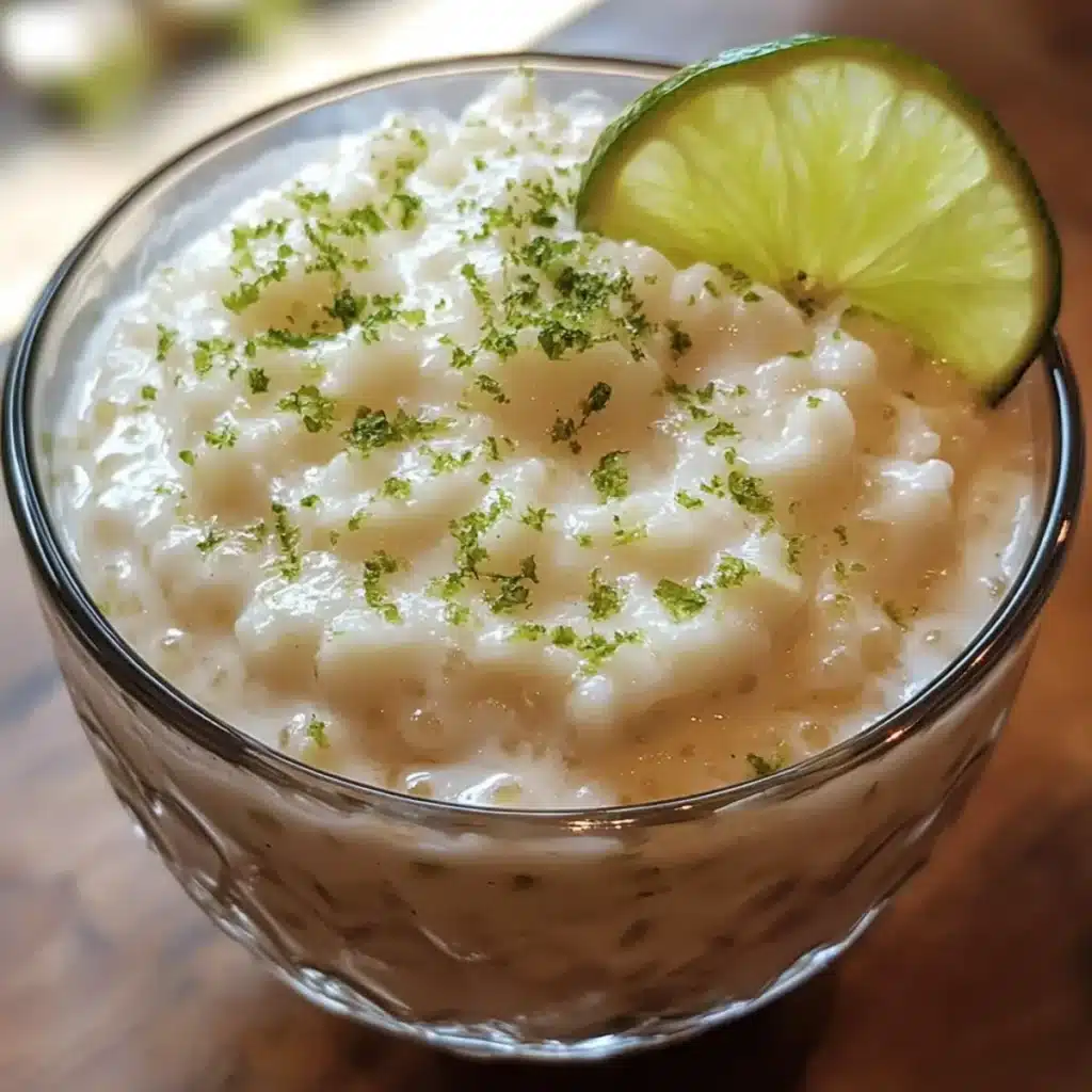 Coconut Lime Tapioca Pudding