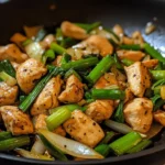 20-Minute Chicken Scallion Ginger Stir-Fry