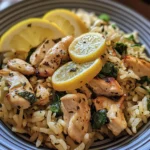Quick Lemon Spinach Chicken Rice Recipe