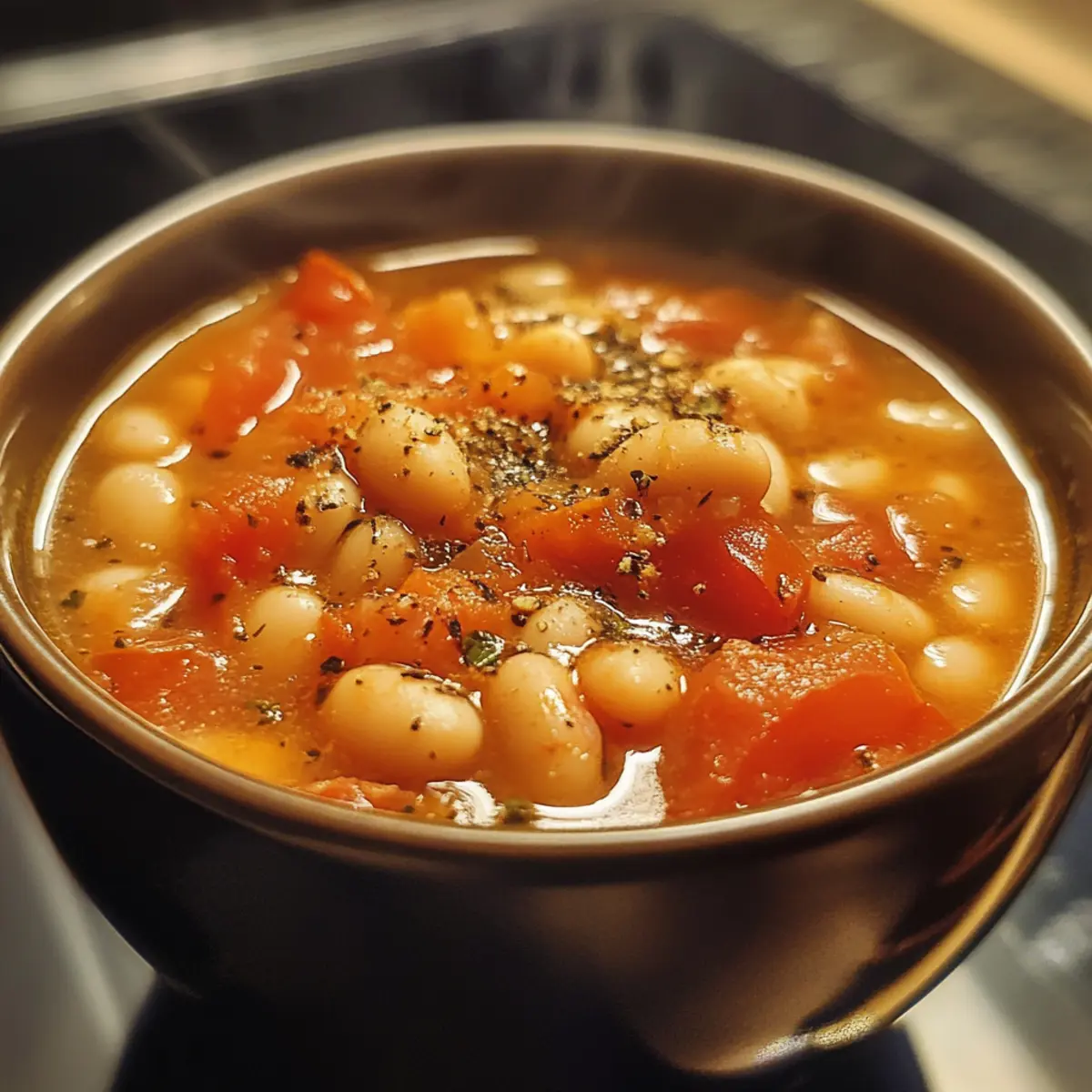 Smoky White Bean Tomato Soup